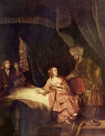 Rembrandt Peale Joseph wird von Potiphars Weib beschuldigt oil painting picture